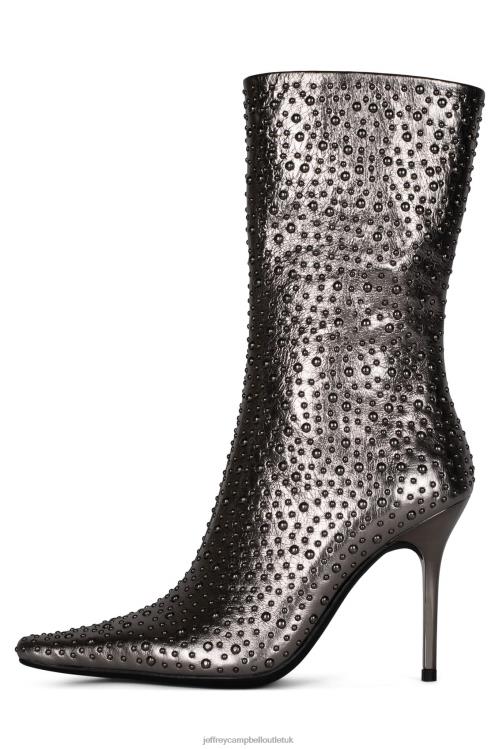 Pewter hotsell metallic booties